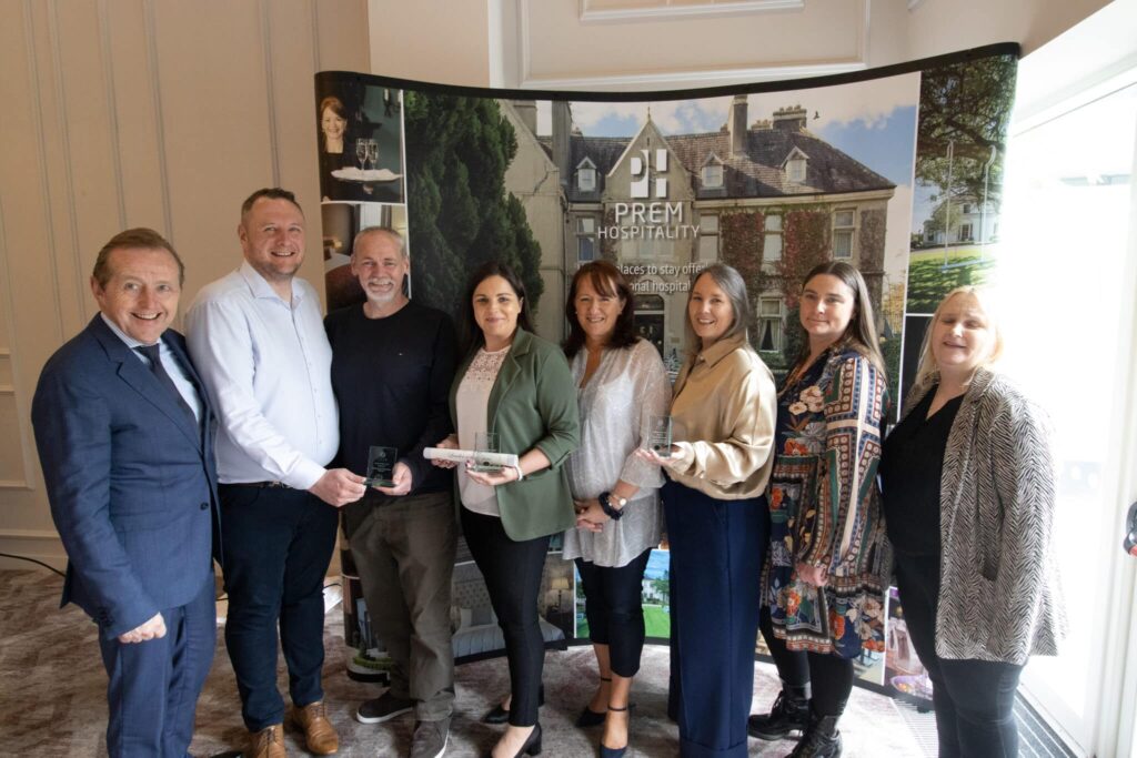 Viking Hotel Team accepting PREM Award