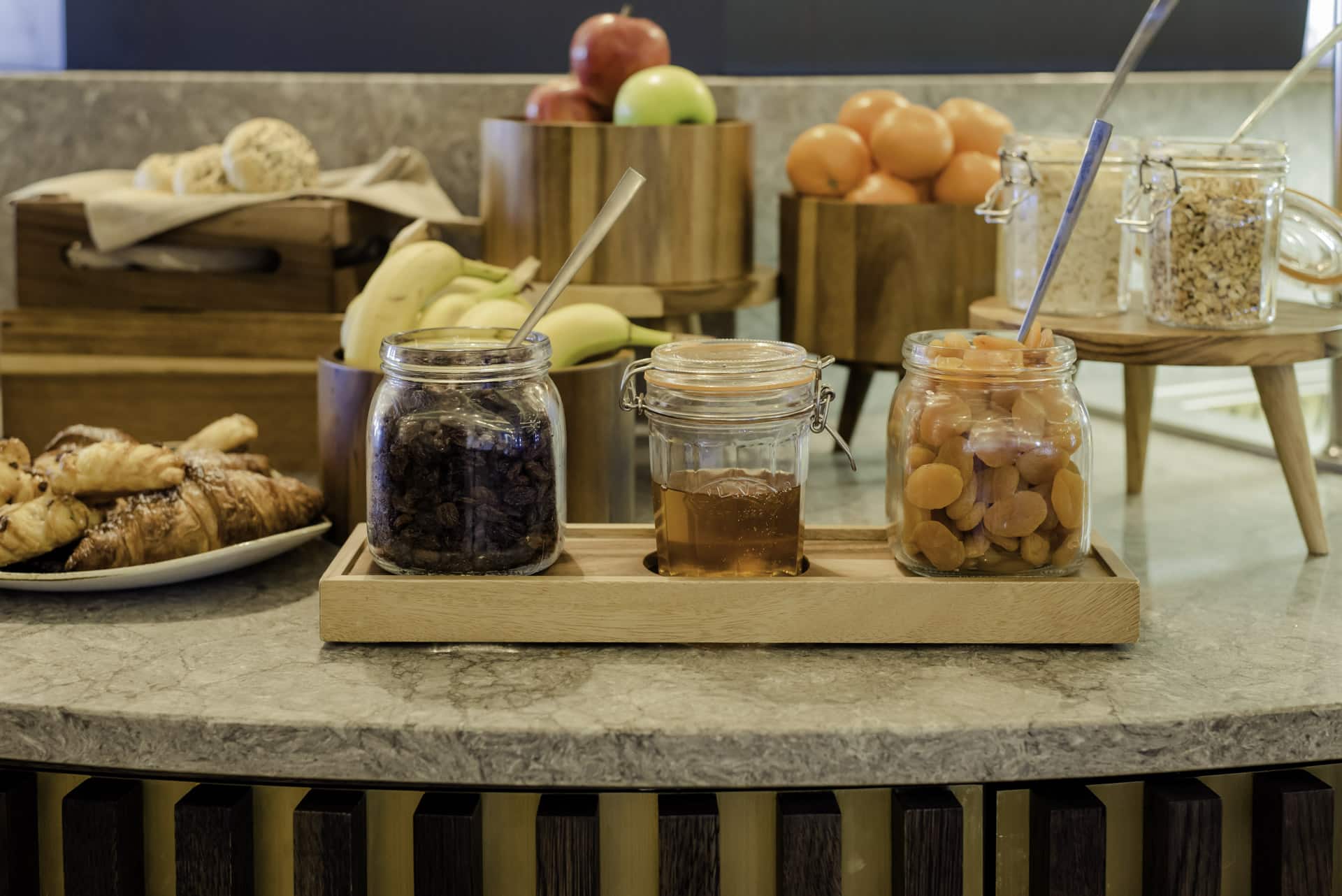 Viking Hotel Waterford breafast fruit and jams