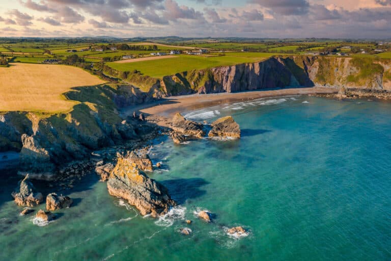 Scenic view from coast of Waterford