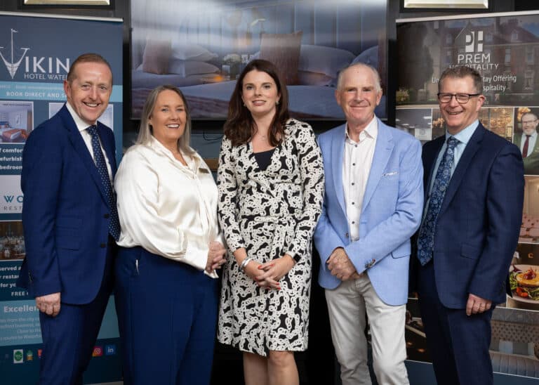 Group photo announcement of new rooms at Viking